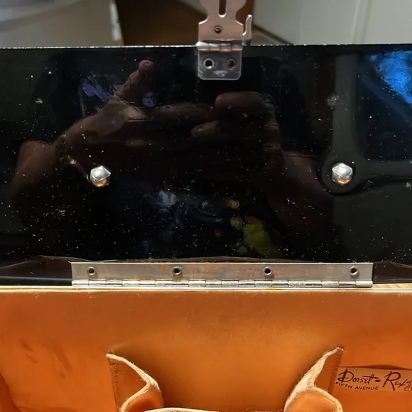 Vintage Dorset Rex fifth avenue bag from the 50s. Metal! Basket weave - Picture 9 of 15